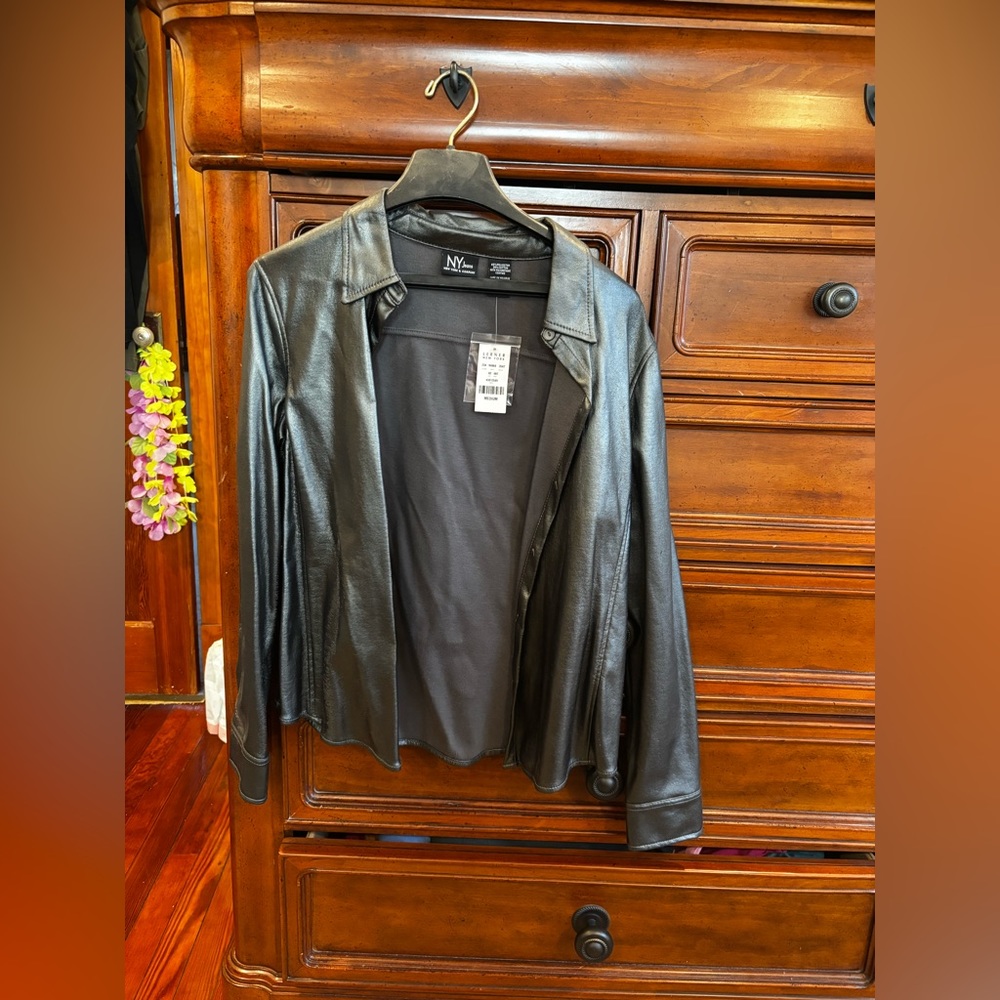 NWT NY & Company Leather Jacket